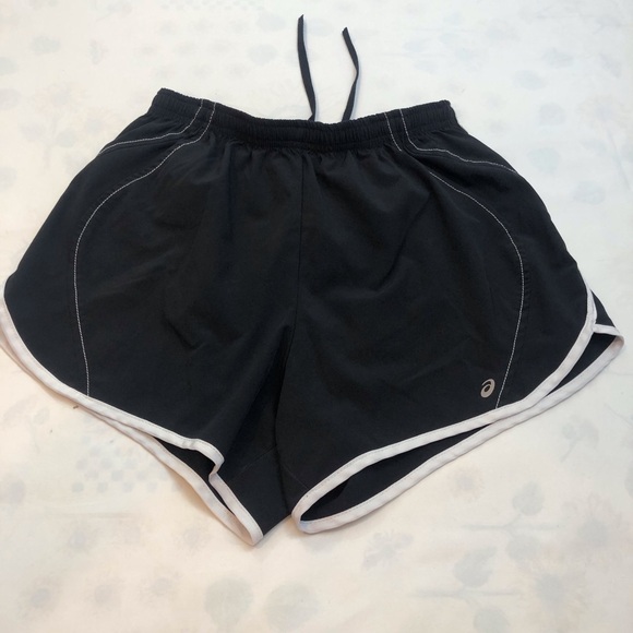 Asics Black White Running Shorts - Picture 10 of 16